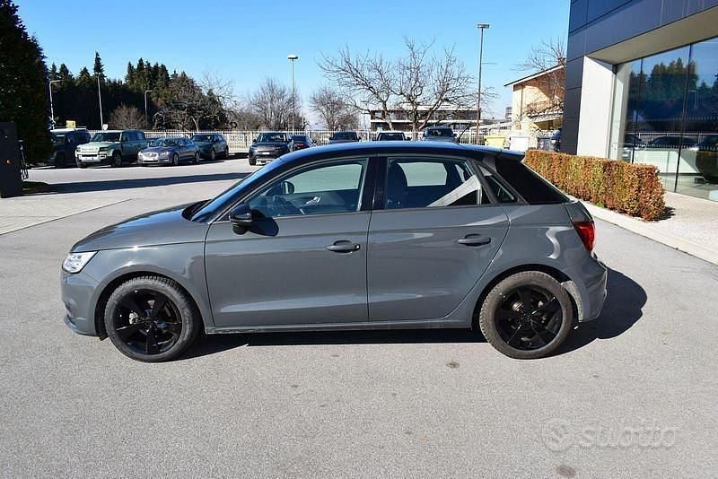 Usata Audi A1 Sportback Design 90 CV (66 kW) 2017 Grigio Utilitaria