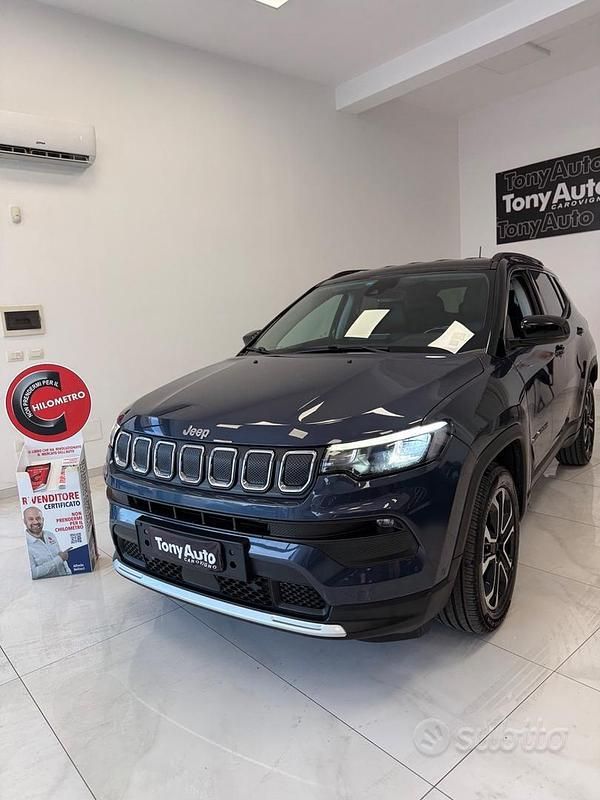 Blu Usata 2022 Jeep Compass Limited SUV | 22.500 € (Cara) - Immagine 1/4