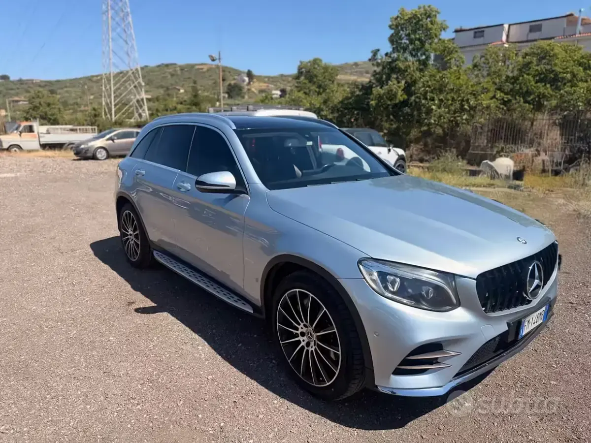 Usata Mercedes GLC250 Premium 204 CV (150 kW) 2018 Blu SUV