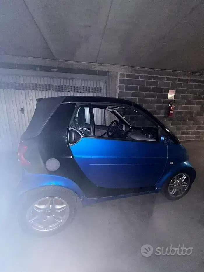 Usata Smart ForTwo Cabrio 61 CV (44 kW) 2006 Blu Cabrio