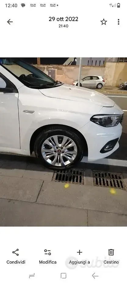 Usata Fiat Tipo 120 CV (88 kW) 2016 Bianco Berlina