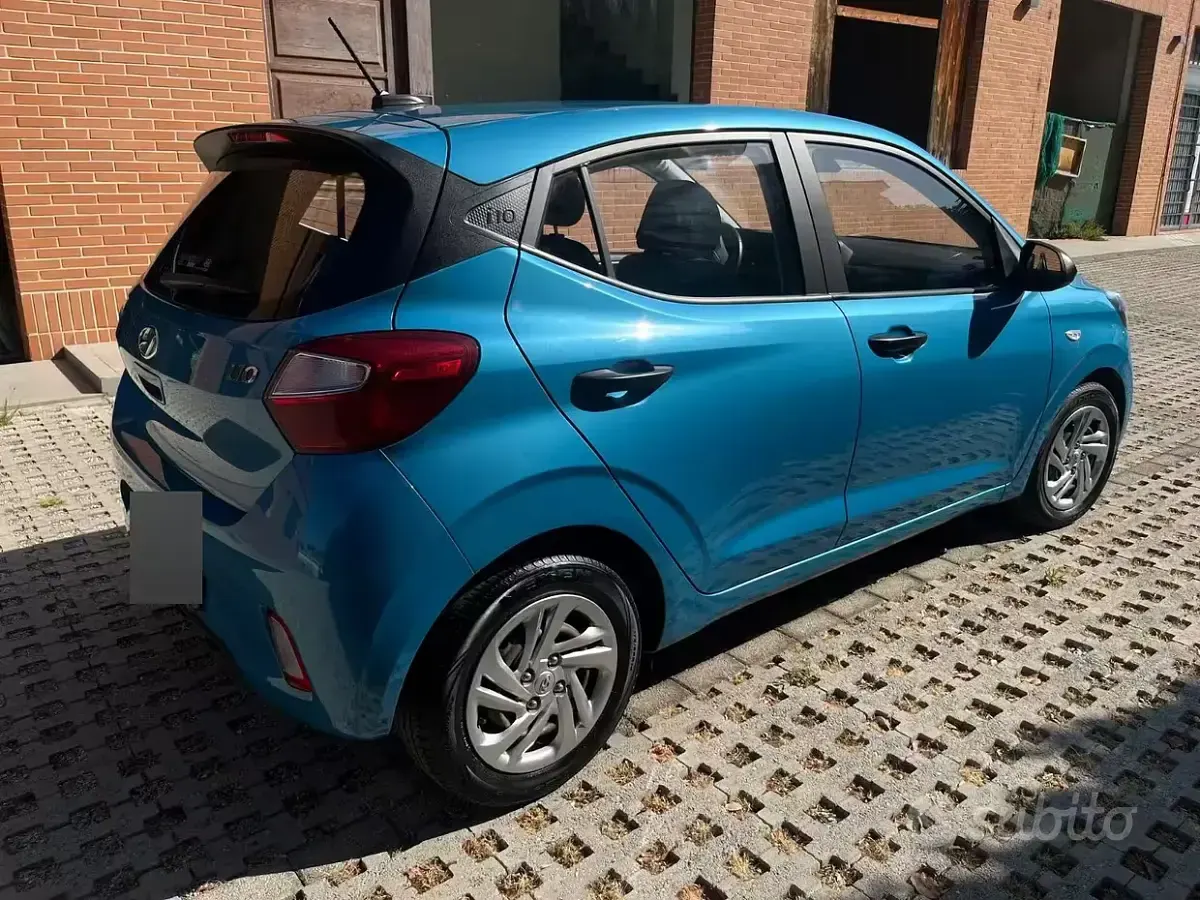 Usata Hyundai i10 Advanced 67 CV (49 kW) 2020 Blu/azzurro Utilitaria