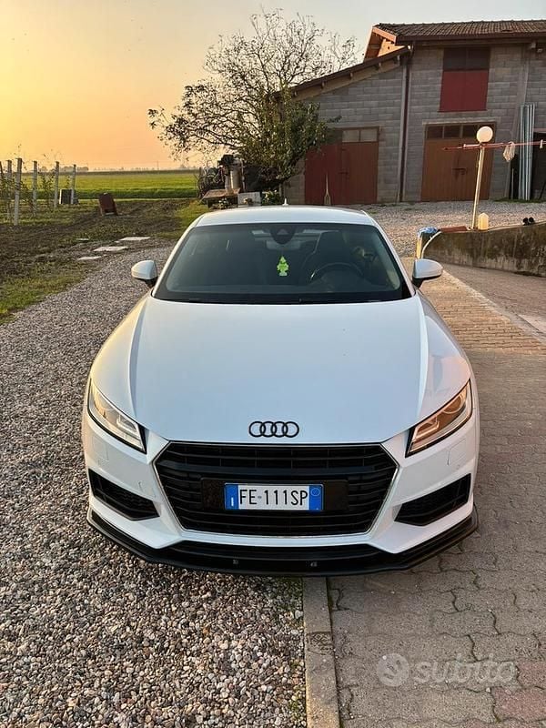 Usata Audi TT S-Line 184 CV (135 kW) 2015 Bianco Coupé