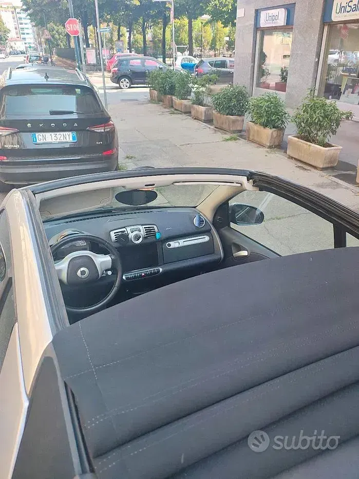 Usata Smart ForTwo Cabrio 71 CV (52 kW) 2014 Nero Cabrio