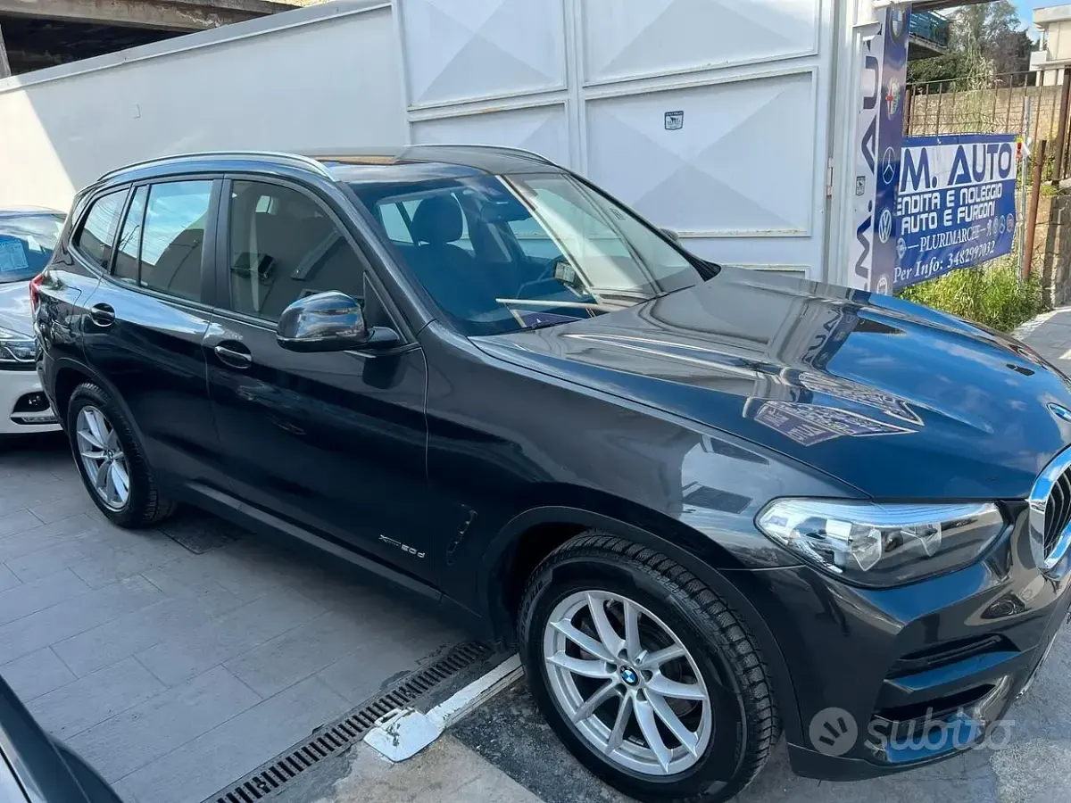 Usata BMW X3 Advantage 190 CV (139 kW) 2017 Nero SUV