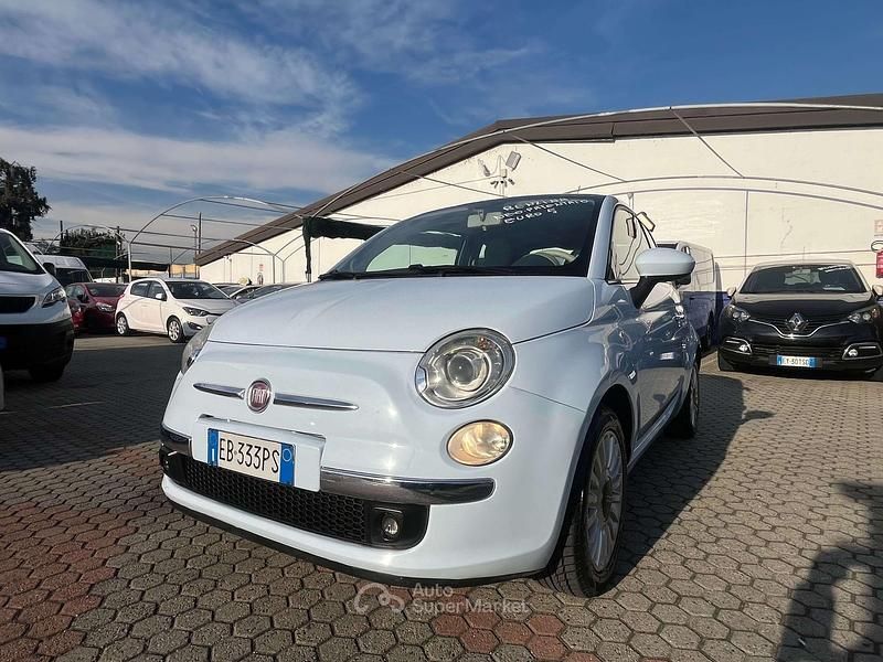 Blu/azzurro Usata 2010 Fiat 500 Lounge Due volumi | 4900 € (Buon prezzo) - Immagine 1/4