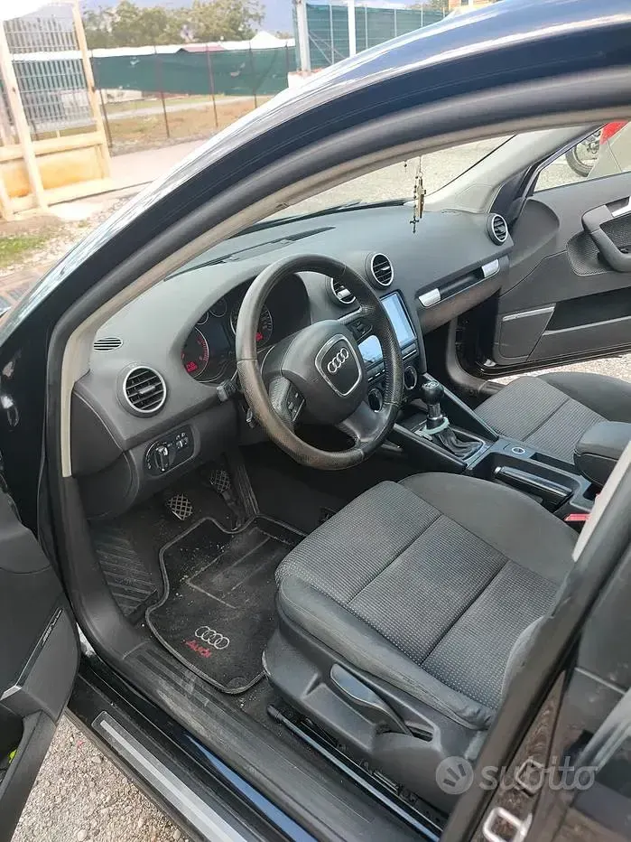 Usata Audi A3 140 CV (102 kW) 2008 Nero Utilitaria