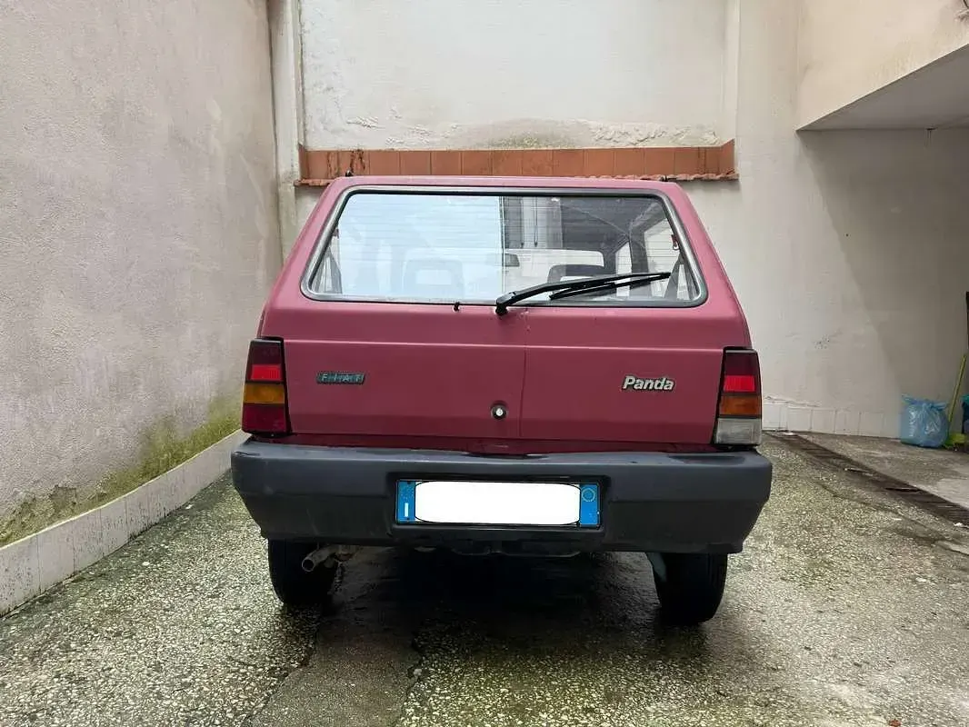 Usata Fiat Panda Young 54 CV (39 kW) 2001 Rosso Berlina