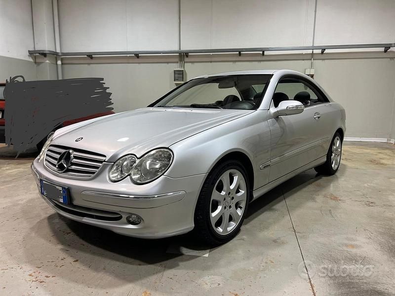 Usata Mercedes CLK200 Elegance 163 CV (119 kW) 2004 Grigio Coupé