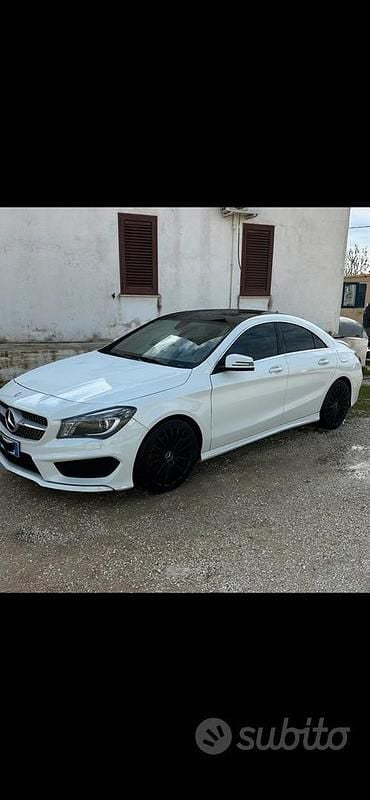 Usata Mercedes CLA220 177 CV (130 kW) 2015 Bianco Berlina