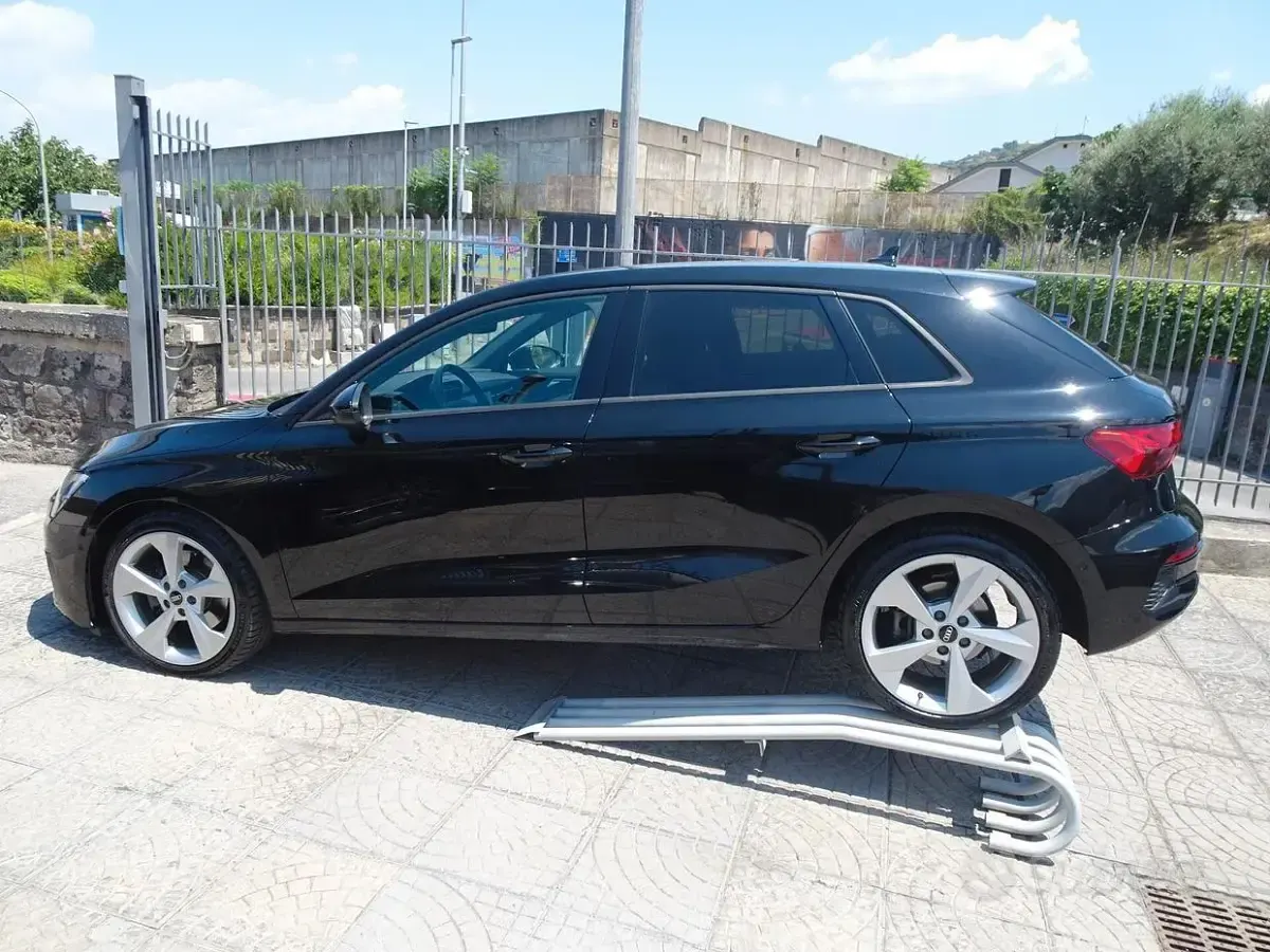 Usata Audi A3 Advanced 150 CV (110 kW) 2021 Nero Berlina