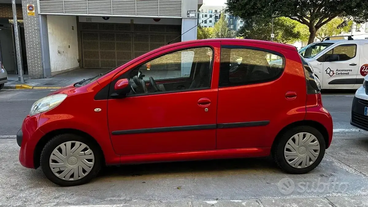 Usata Citroën C1 68 CV (50 kW) 2007 Rosso Utilitaria