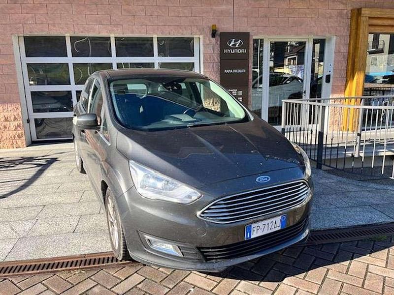 Grigio scuro Usata 2018 Ford C-MAX Titanium Monovolume | 10.700 € (Buon prezzo) - Immagine 1/4