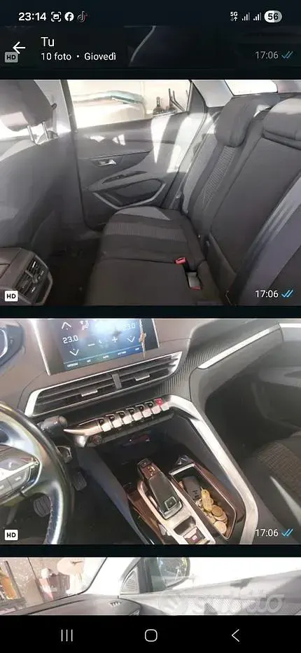 Usata Peugeot 3008 131 CV (96 kW) 2018 Grigio SUV
