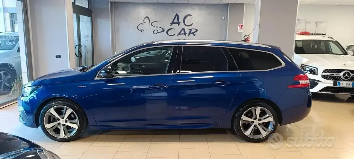 Usata Peugeot 308 GT-line 150 CV (110 kW) 2018 Blu Station wagon