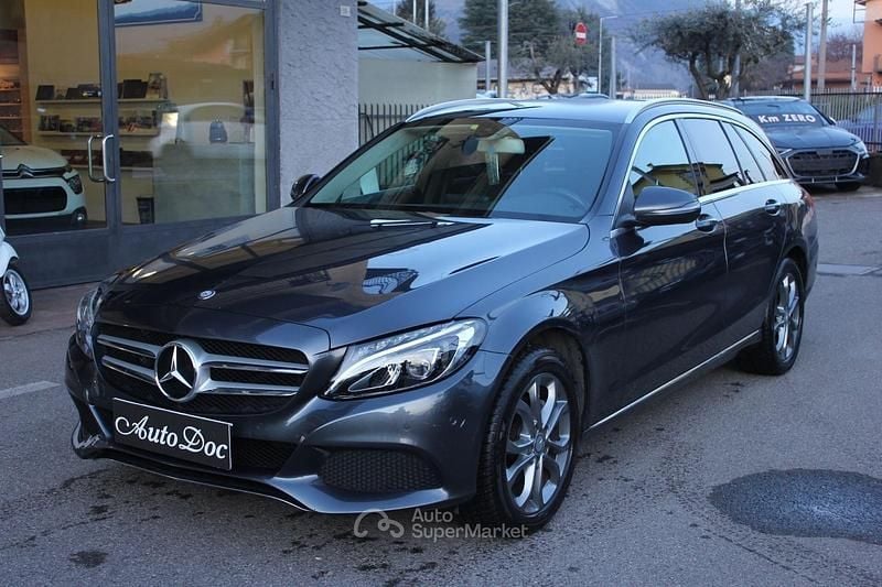 Usata Mercedes C220 170 CV (125 kW) 2016 Grigio Station wagon