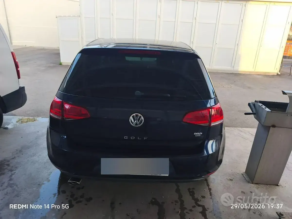 Usata VW Golf VII 105 CV (77 kW) 2013 Bluazzurro Berlina