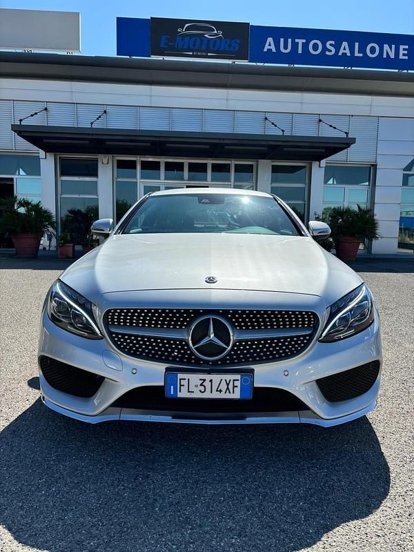 Usata Mercedes C220 Premium 170 CV (125 kW) 2017 Argento Coupé
