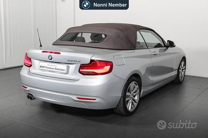 Usado BMW 220 Advantage 190 CV (139 kW) 2018 Gris Descapotable