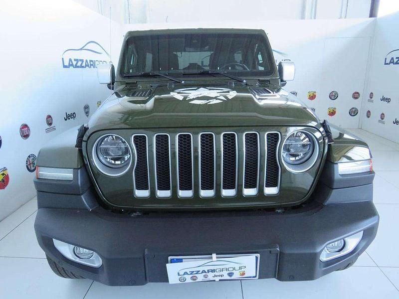 Usata Jeep Wrangler Unlimited Sahara 272 CV (200 kW) 2022 Verde SUV
