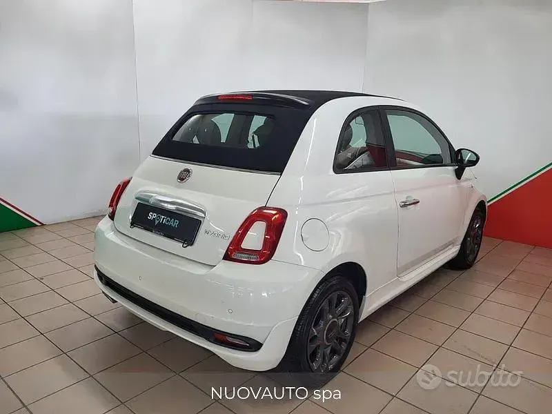 Usata Fiat 500C Connect 70 CV (51 kW) 2021 Bianco Cabrio