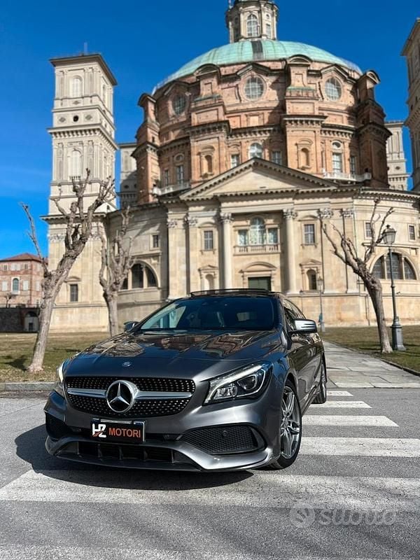 Usata Mercedes CLA200 AMG 136 CV (100 kW) 2017 Grigio Station wagon