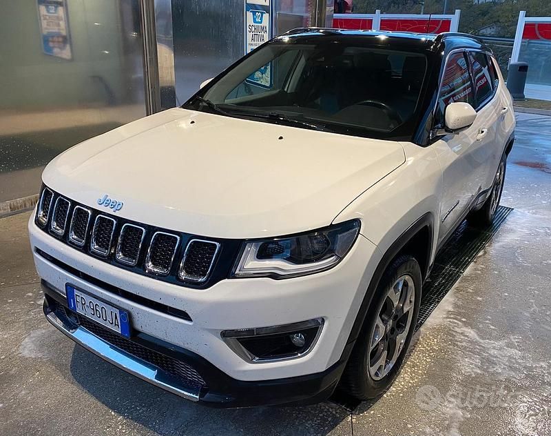 Usata Jeep Compass Limited 140 CV (102 kW) 2018 Bianco SUV