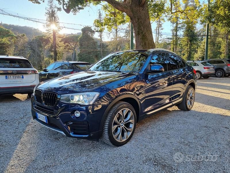 Usata BMW X4 190 CV (139 kW) 2014 Blu SUV