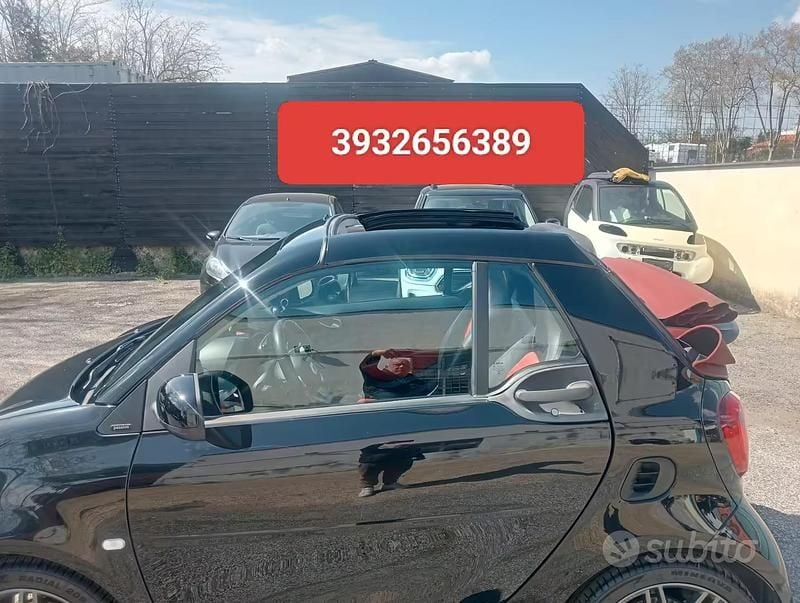 Usata Smart ForTwo Cabrio Passion 71 CV (52 kW) 2018 Nero Cabrio
