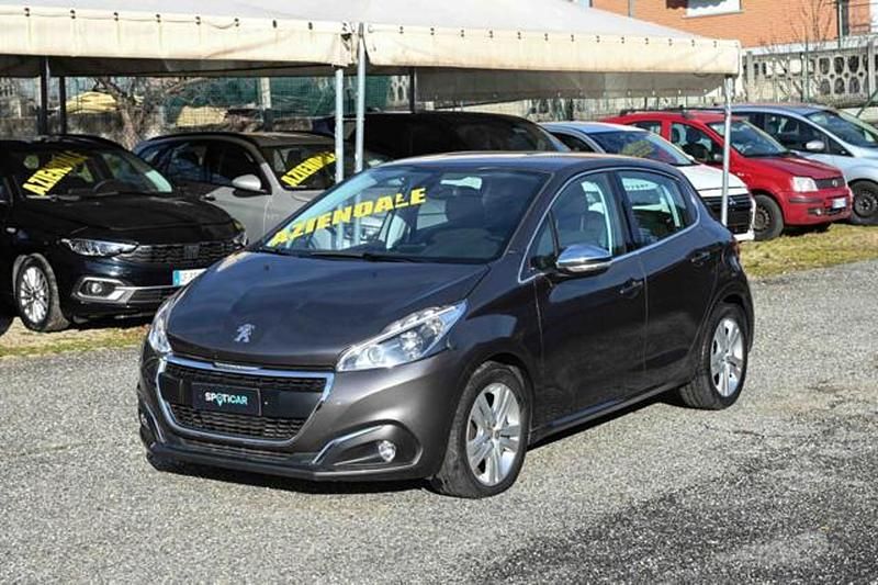 Usata Peugeot 208 Allure 100 CV (73 kW) 2018 Grigio Utilitaria