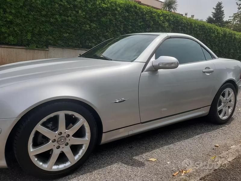 Usata Mercedes SLK200 Edition 163 CV (119 kW) 2002 Grigio Cabrio