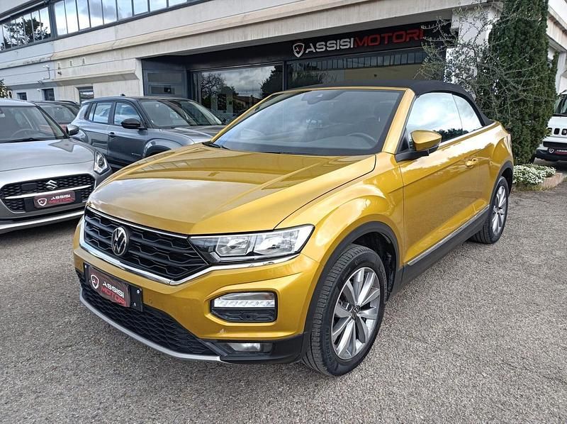 Usata VW T-Roc Cabriolet Style 116 CV (85 kW) 2020 Oro Cabrio
