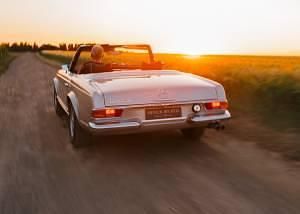Usata Mercedes SL280 170 CV (125 kW) 1970 Argento Cabrio