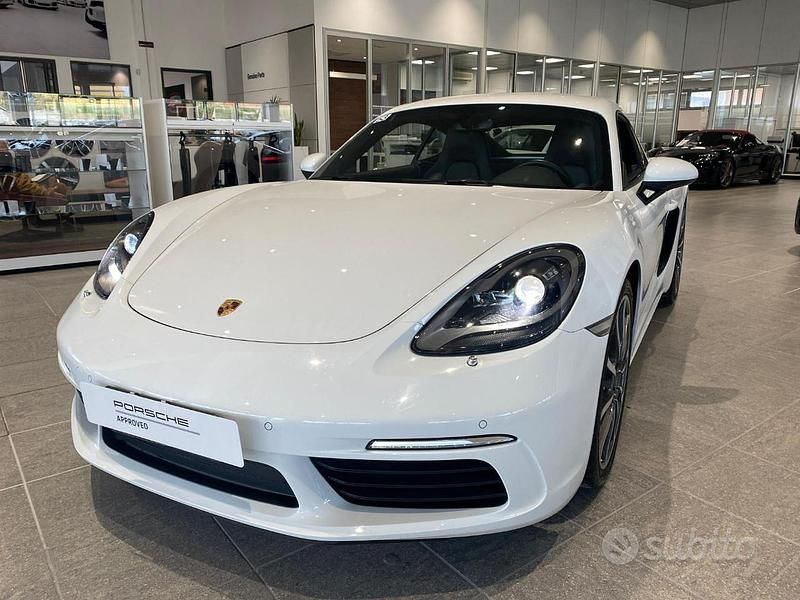 Bianco Usata 2016 Porsche 718 Cayman Coupé | 55.300 € (Buon prezzo) - Immagine 1/4