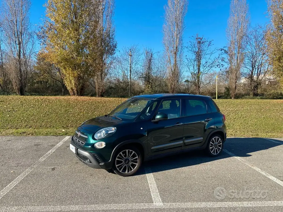 Usata Fiat 500L Cross 95 CV (69 kW) 2019 Verde Monovolume