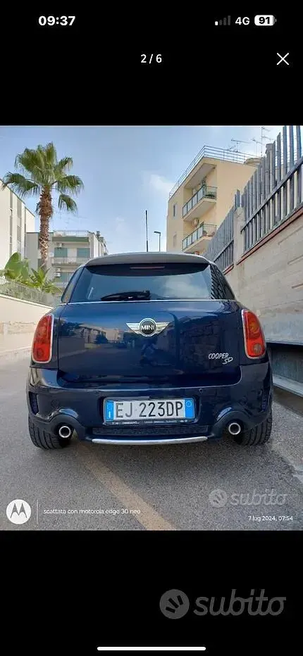 Usata Mini Countryman 2011 Blu SUV