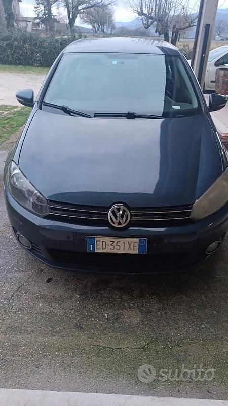Usata VW Golf VI 105 CV (77 kW) 2011 Blu/azzurro Utilitaria
