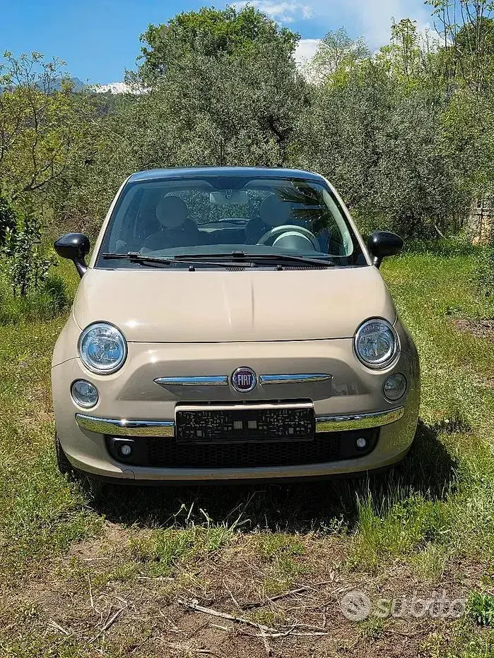 Usata Fiat 500 S 69 CV (50 kW) 2014 Beige Utilitaria