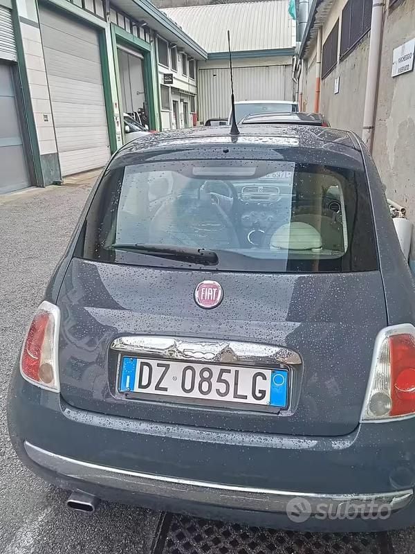 Usata Fiat 500 69 CV (50 kW) 2009 Grigio Cabrio