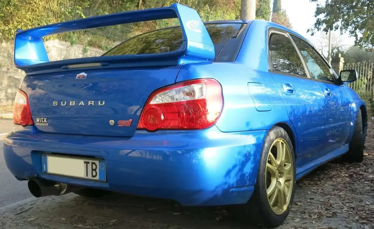 Usata Subaru Impreza 265 CV (194 kW) 2003 Blu/azzurro Berlina