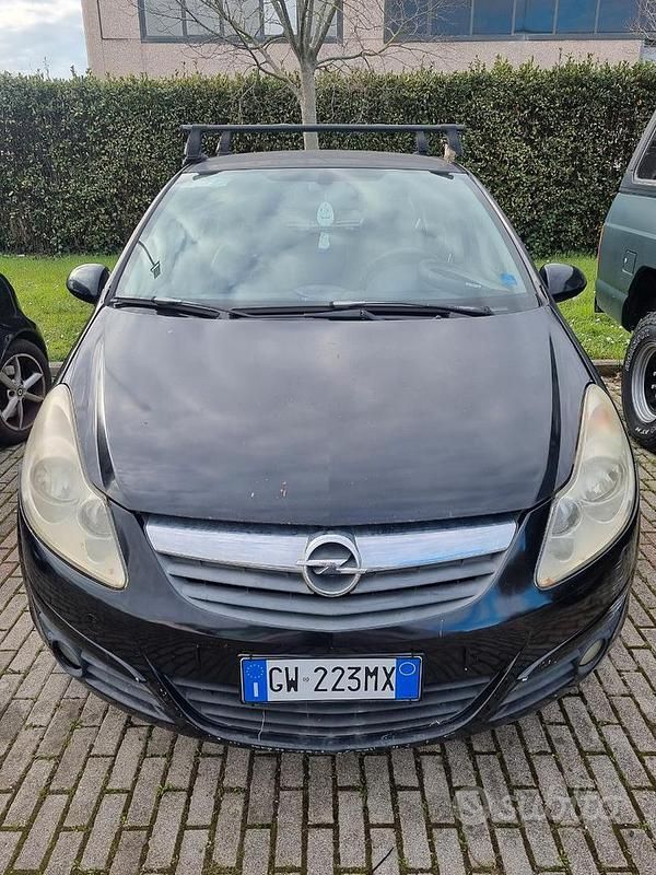 Usata Opel Corsa 2007 Nero Berlina