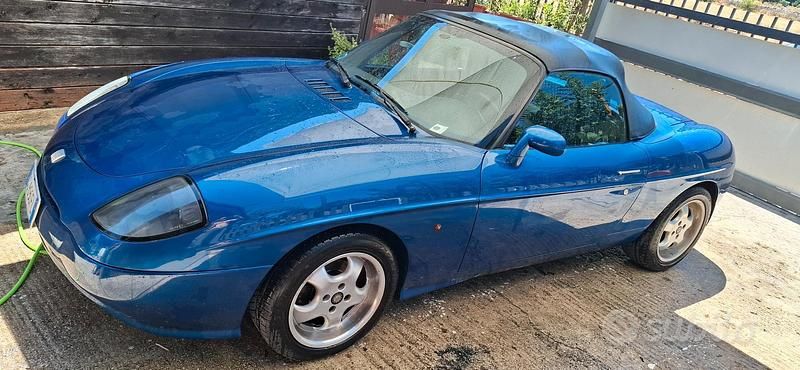 Usata Fiat Barchetta 130 CV (95 kW) 1997 Blu Cabrio