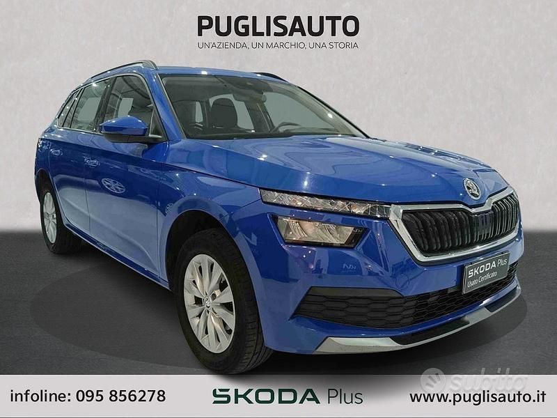 Blu Usata 2022 Skoda Kamiq Ambition SUV | 16.900 € (Buon prezzo) - Immagine 1/4