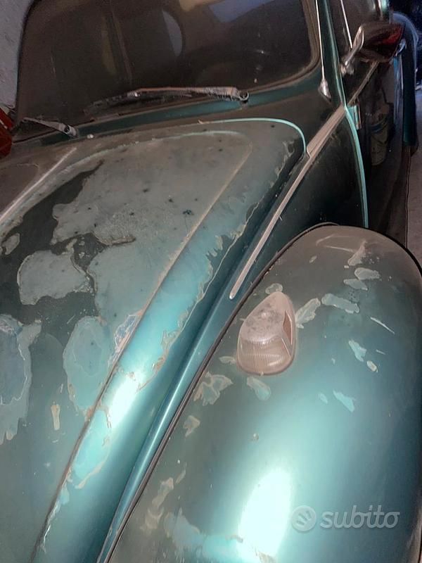 Usata VW Beetle 1970 Verde Utilitaria