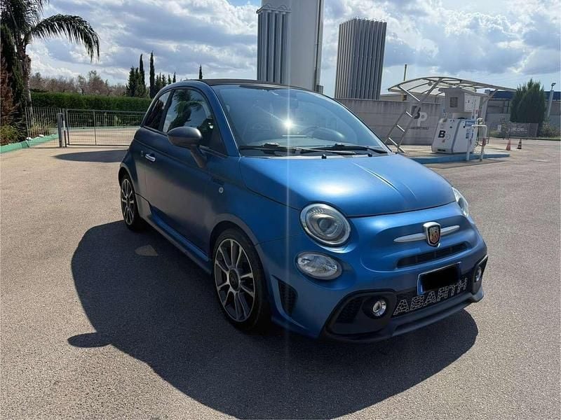 Usata Abarth 500C 140 CV (102 kW) 2012 Blu Cabrio
