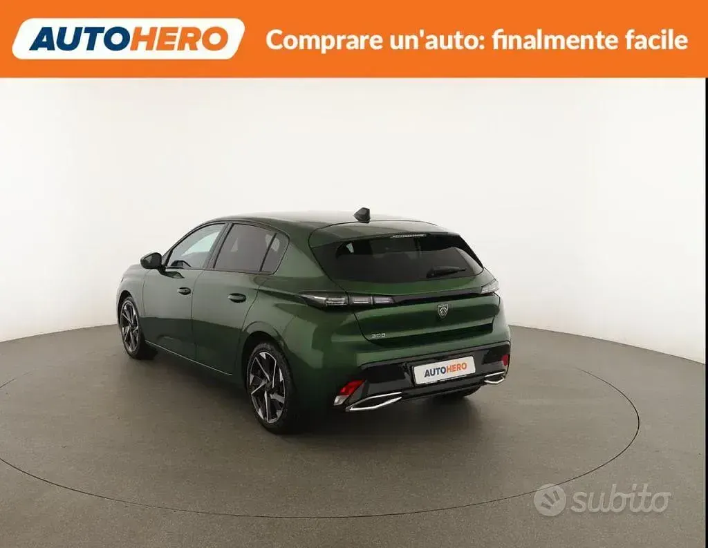 Usata Peugeot 308 131 CV (96 kW) 2022 Verde Berlina