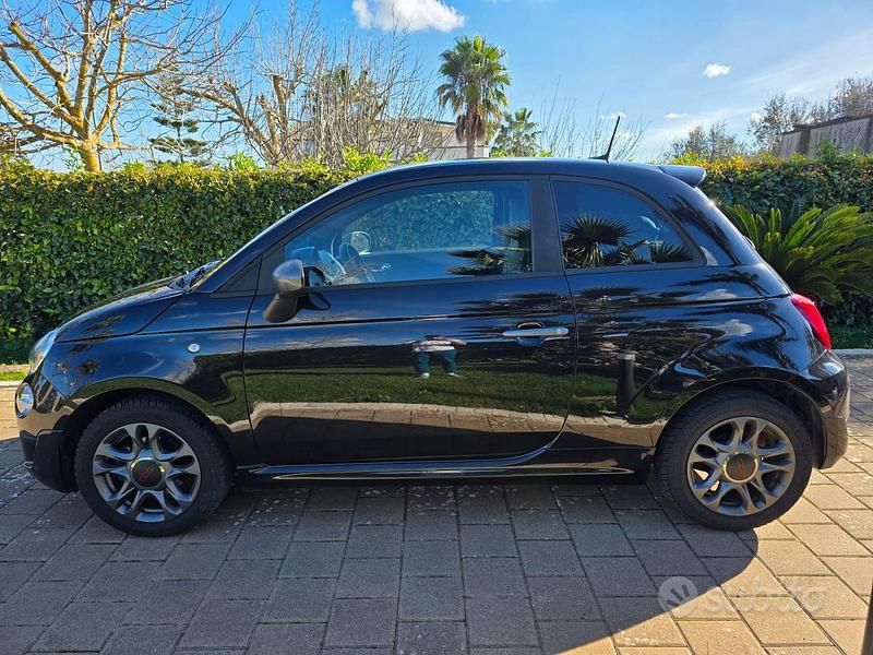 Usata Fiat 500S S 95 CV (69 kW) 2018 Nero Berlina