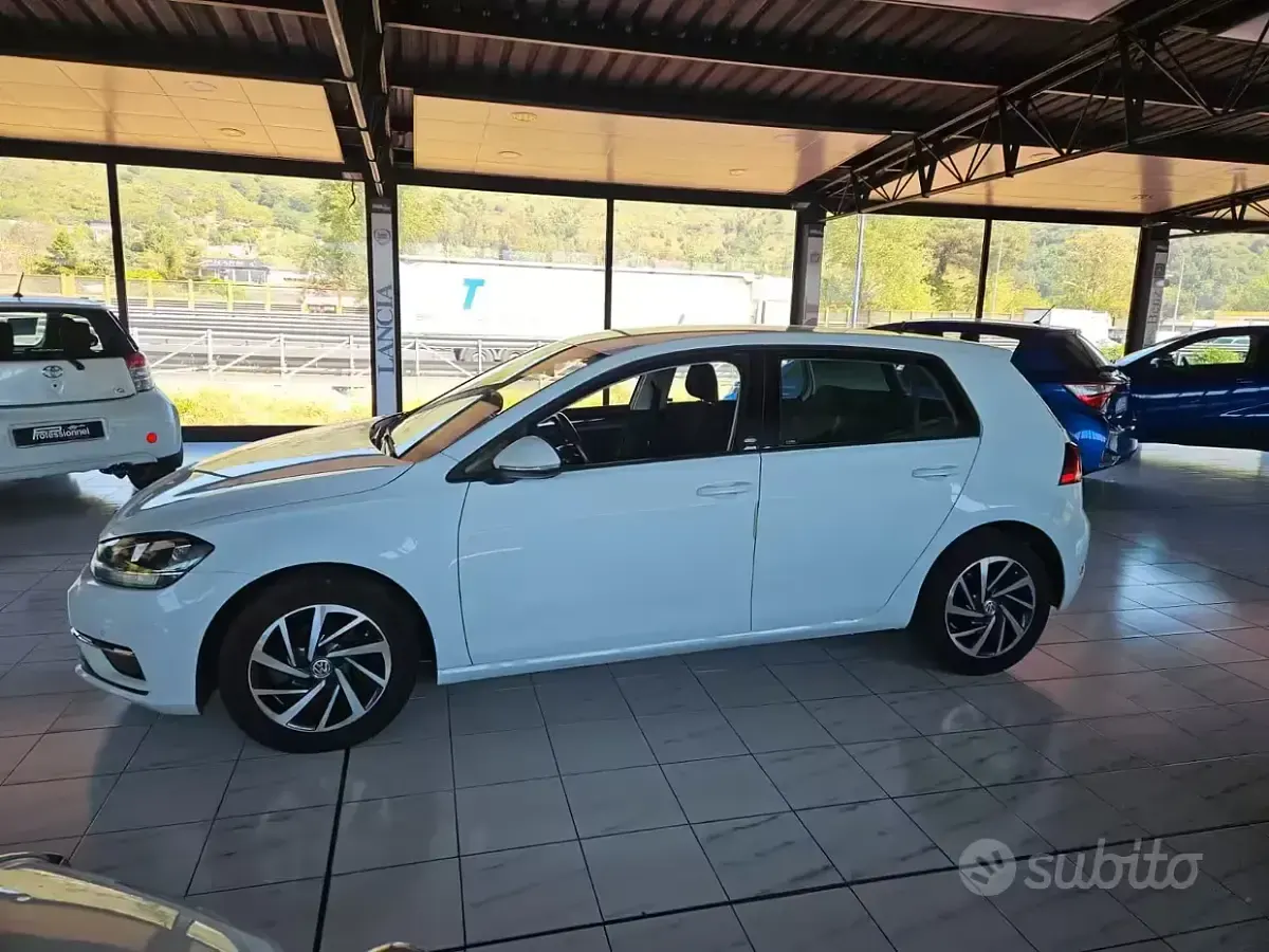 Usata VW Golf VII Edition 110 CV (80 kW) 2017 Bianco Berlina