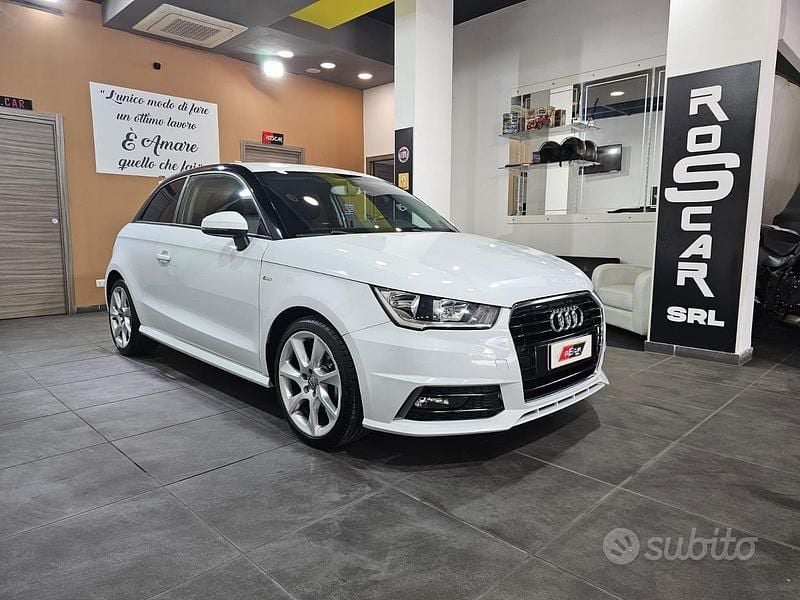Usata Audi A1 S-Line 90 CV (66 kW) 2016 Bianco Utilitaria