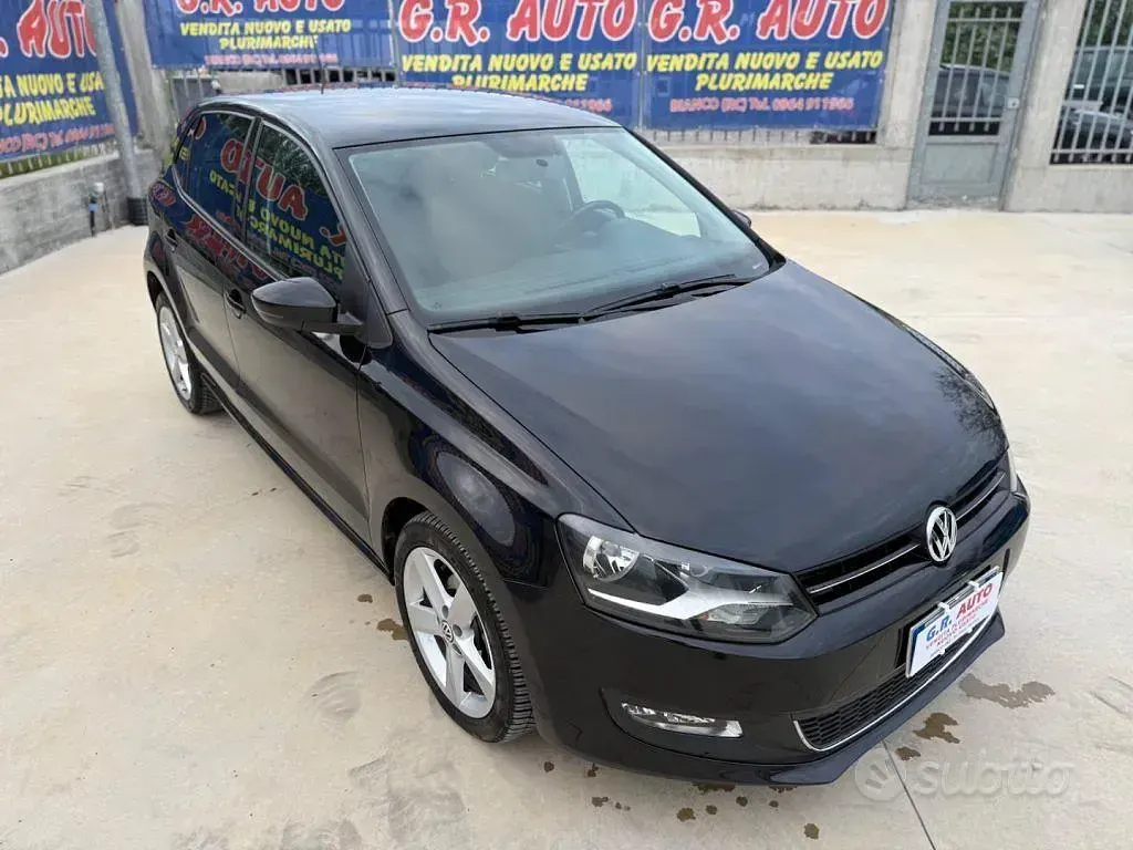 Usata VW Polo 90 CV (66 kW) 2012 Nero Utilitaria